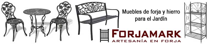 Compra Muebles de Forja para el Jardín y Terraza en FORJAMARK